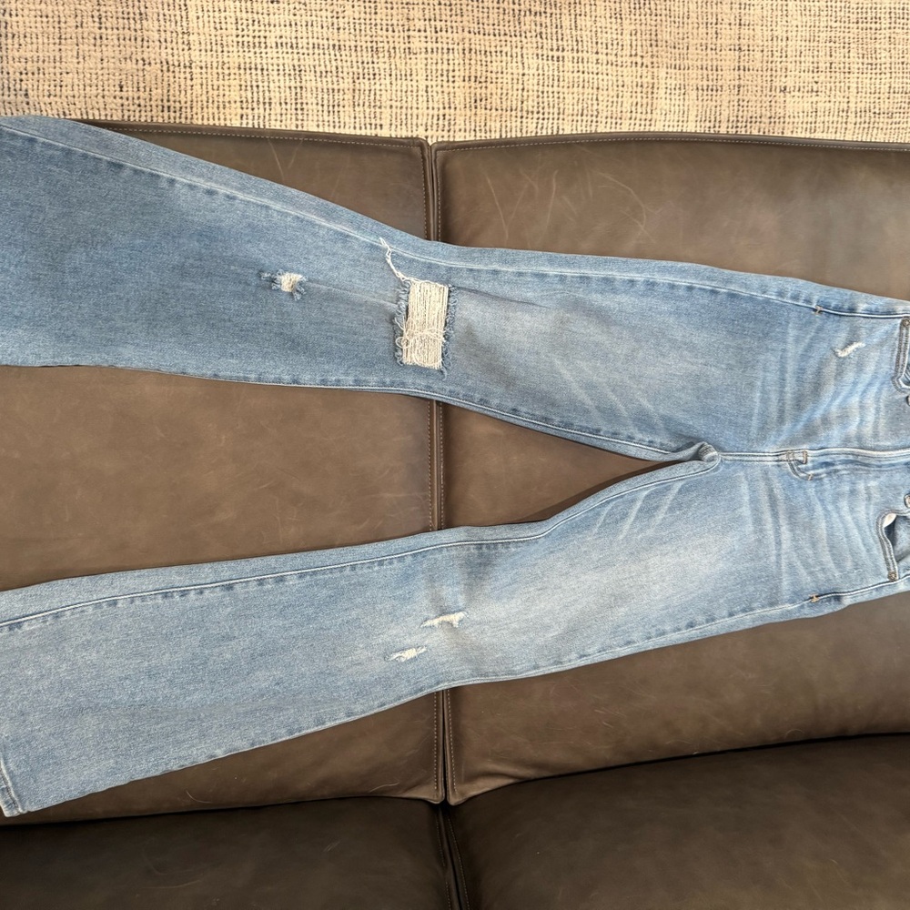 Casual Distressed Denim Jeans